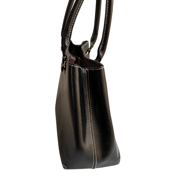 NWOT Kate Spade Black Leather Wellesley Fallon Large Tote Bag